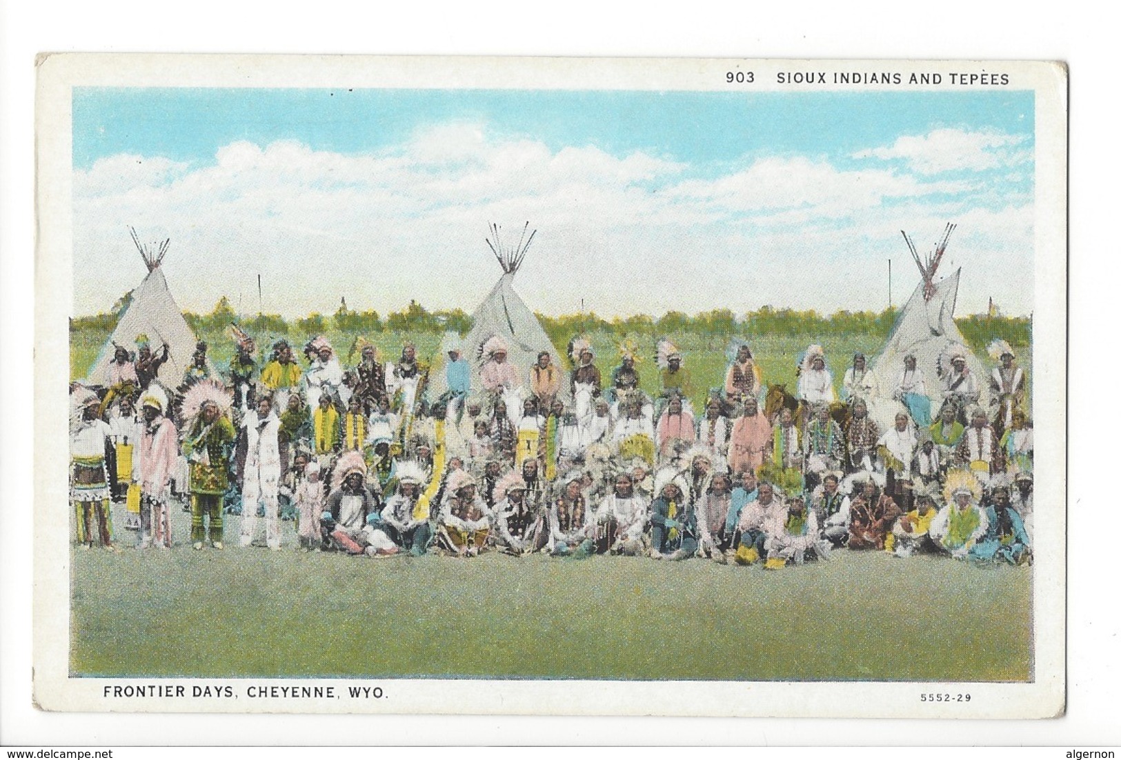 22285 - Sioux Indians And Tepèes Frontier Days Cheyenne - Cheyenne