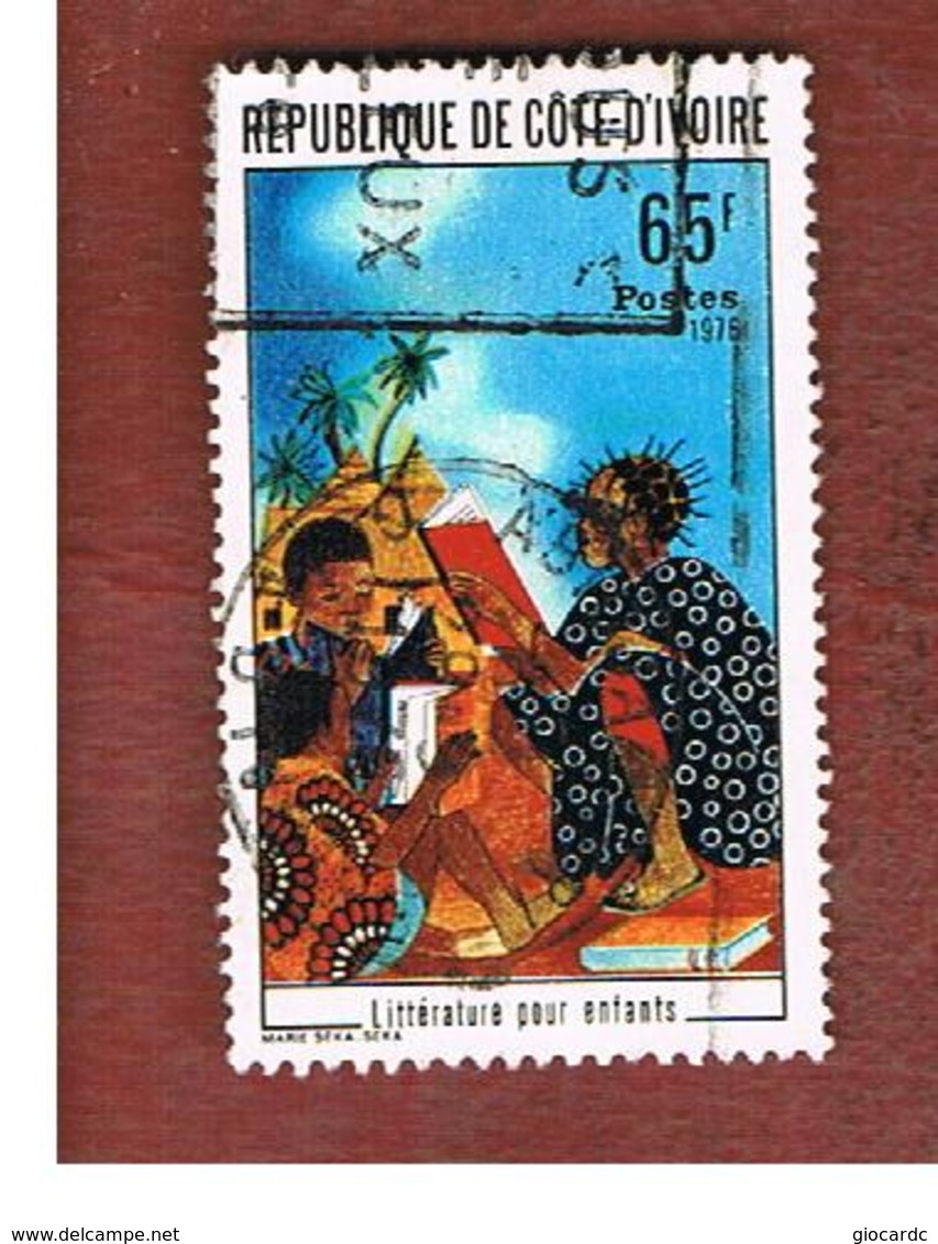 COSTA D'AVORIO (IVORY COAST) - SG 473   -   1976 CHILDREN LITERATURE  -  USED ° - Costa D'Avorio (1960-...)