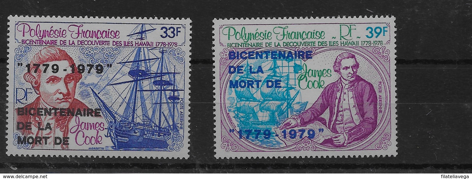 Serie De Polinesia Francesa Nº Yvert A-142/43 ** BARCOS (SHIPS) - Nuevos