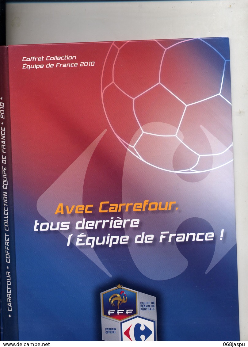 Collector Carrefour Equipe France Football 2010 + 12 Magnets à Voir - Deportes