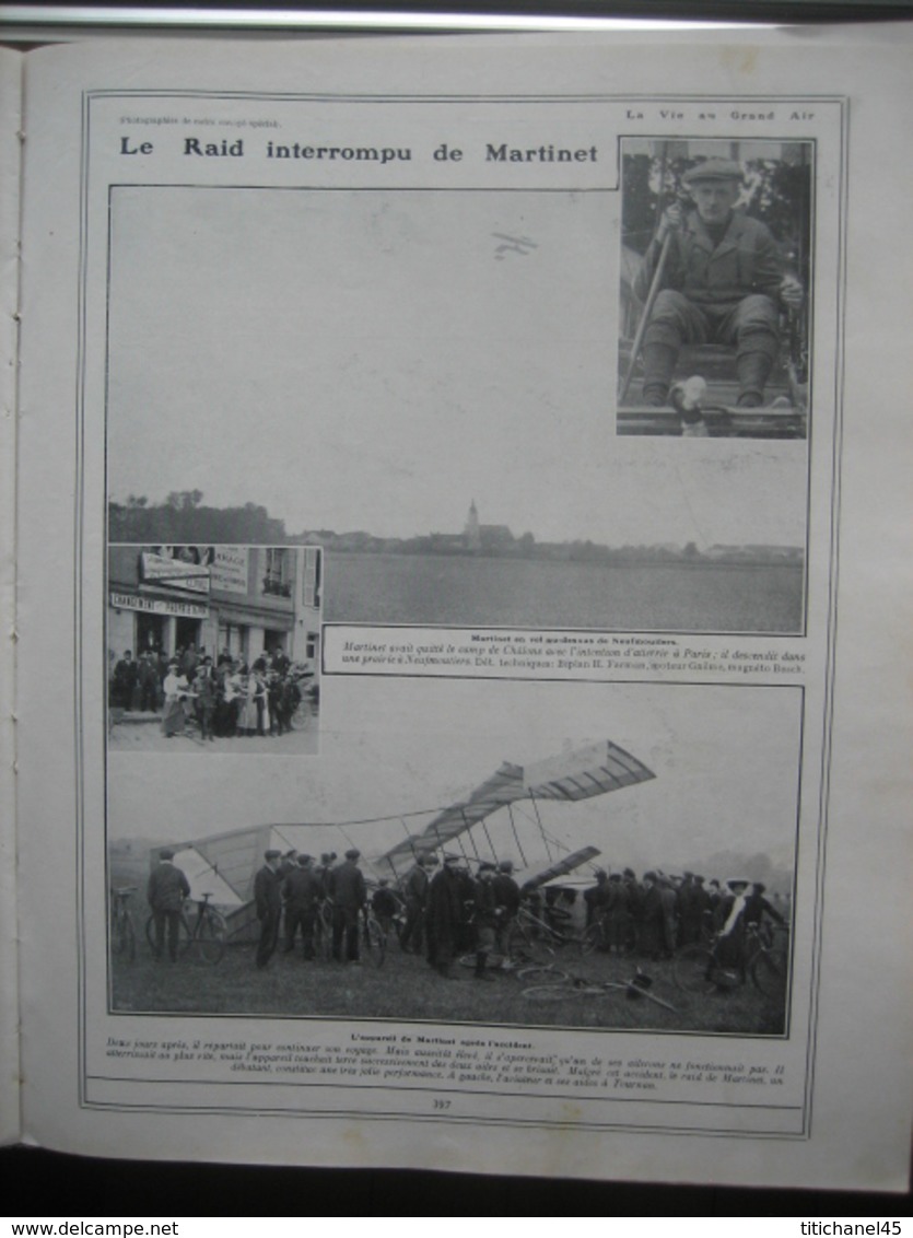 1910 MISSION CHINOISE : Prince TAÏ-TSAO/ PREMIÈRE COURSE D'AVION MEETING D'ANJOU / BETHENY / VELODROME BUFFALO