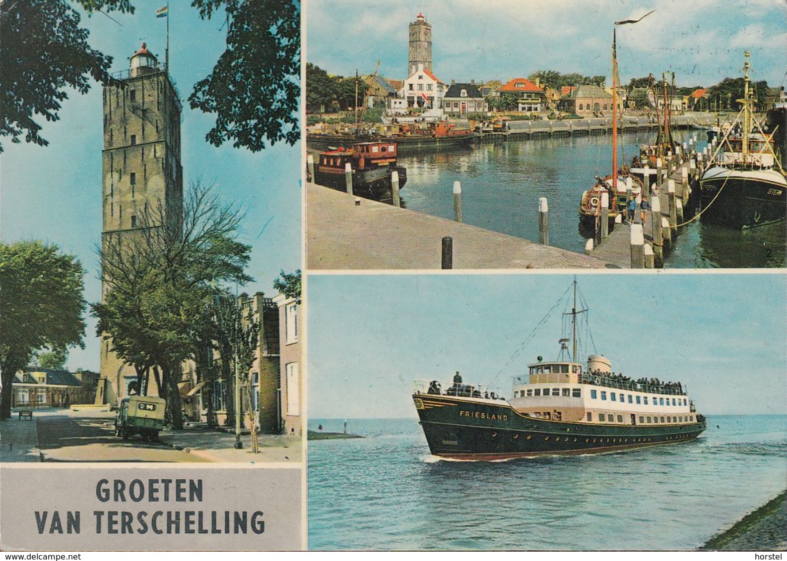 Netherland - Terschelling - Ansichten - Dampfer "Friesland" - Harbour - Terschelling