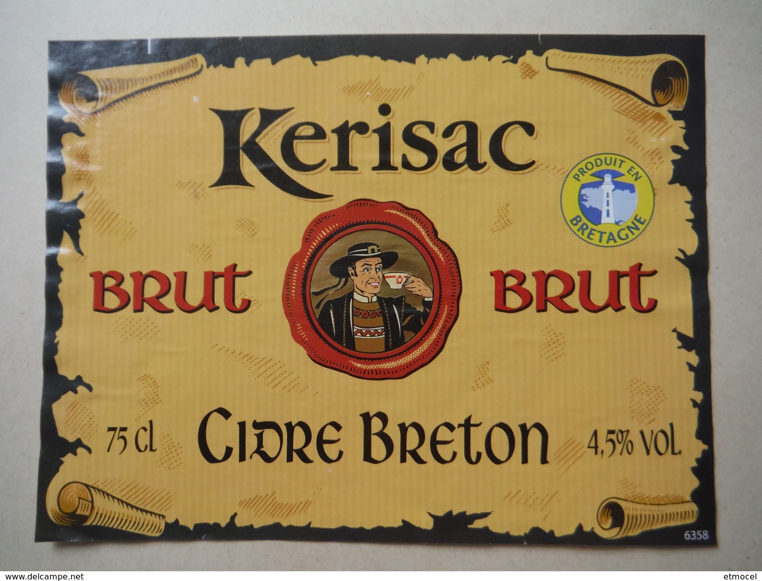 Cidre Breton Brut Kerisac - Ets Guillet Frères à Guenrouet - Other & Unclassified