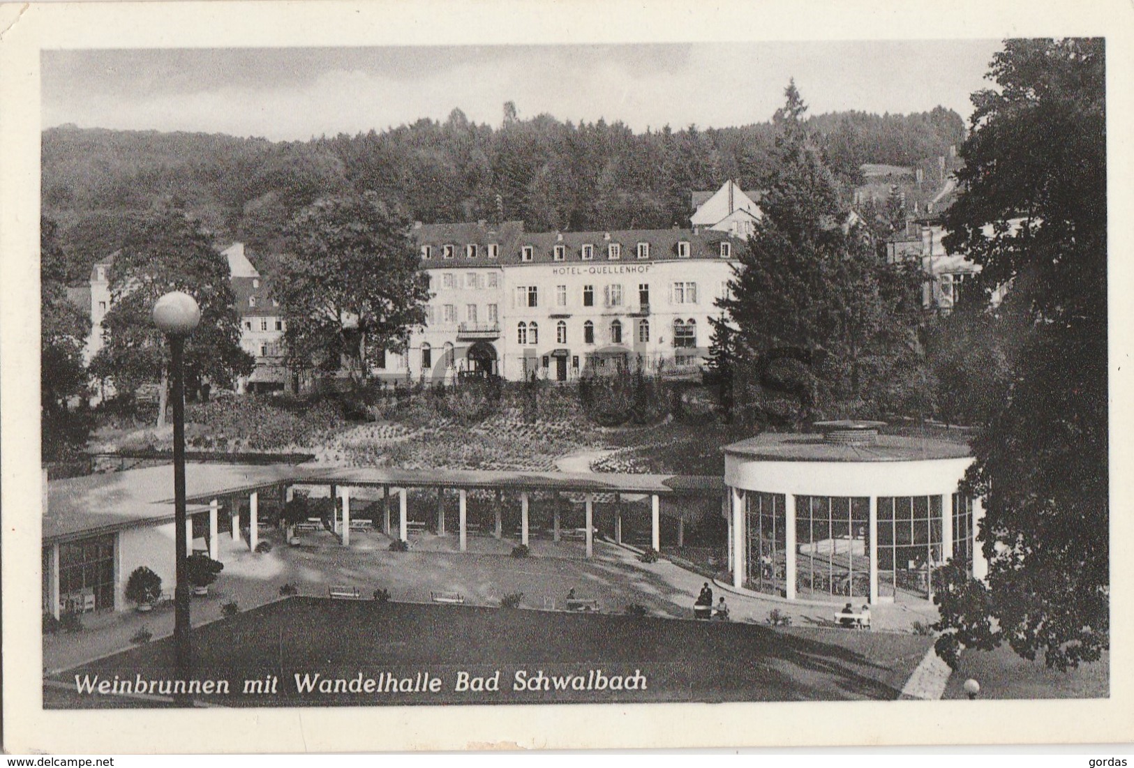 Germany - Bad Schwalbach - Weinbrunnen Mit Wandelhalle - Bad Schwalbach