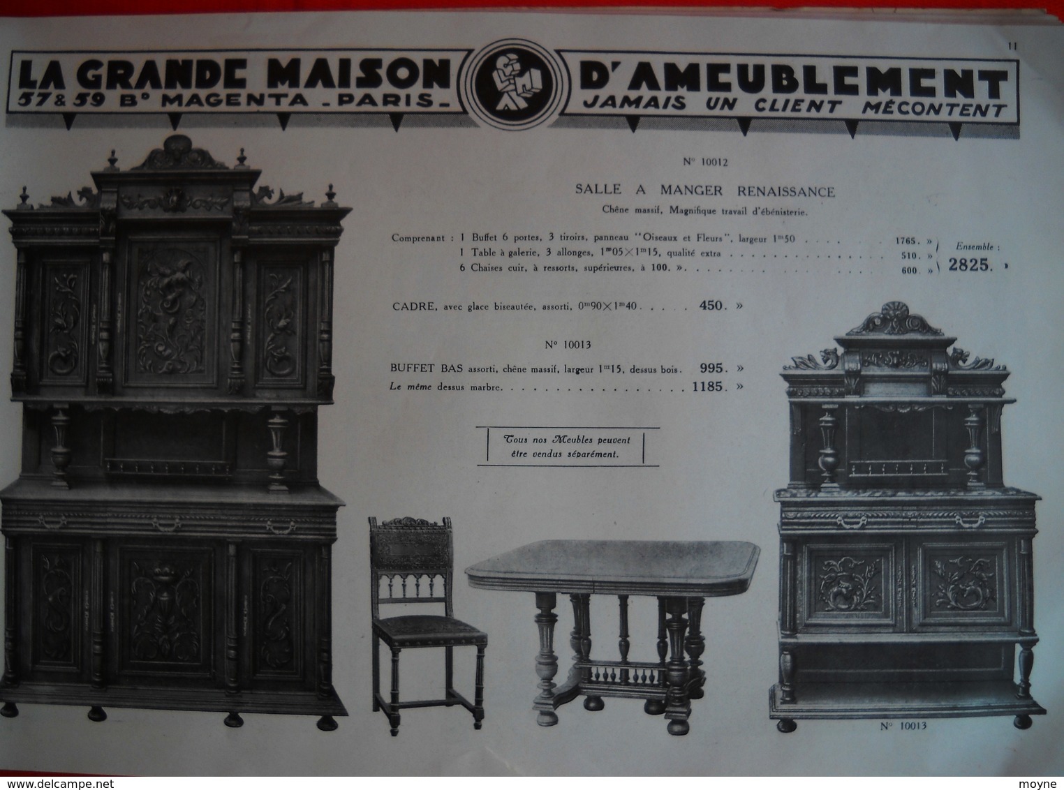 STUDIO D'ART NOVELLA  DECORATION Vers 1920 - CATALOGUE  De  LA  GRANDE MAISON D'AMEUBLEMENT - PARIS - Innendekoration