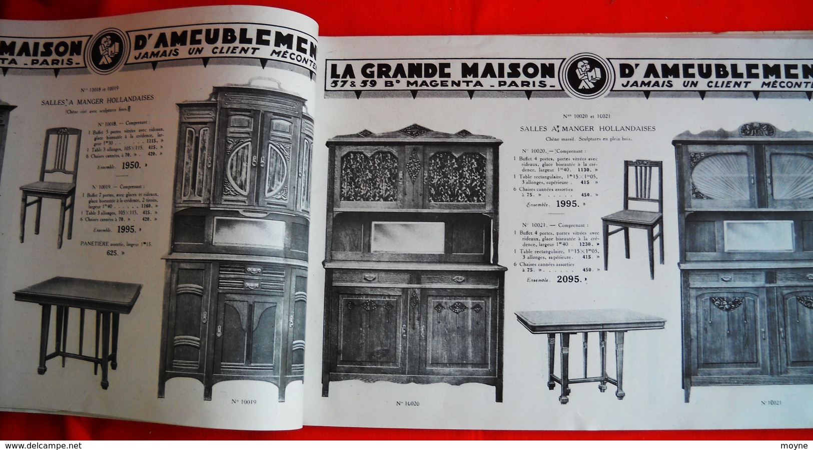 STUDIO D'ART NOVELLA  DECORATION Vers 1920 - CATALOGUE  De  LA  GRANDE MAISON D'AMEUBLEMENT - PARIS - Innendekoration