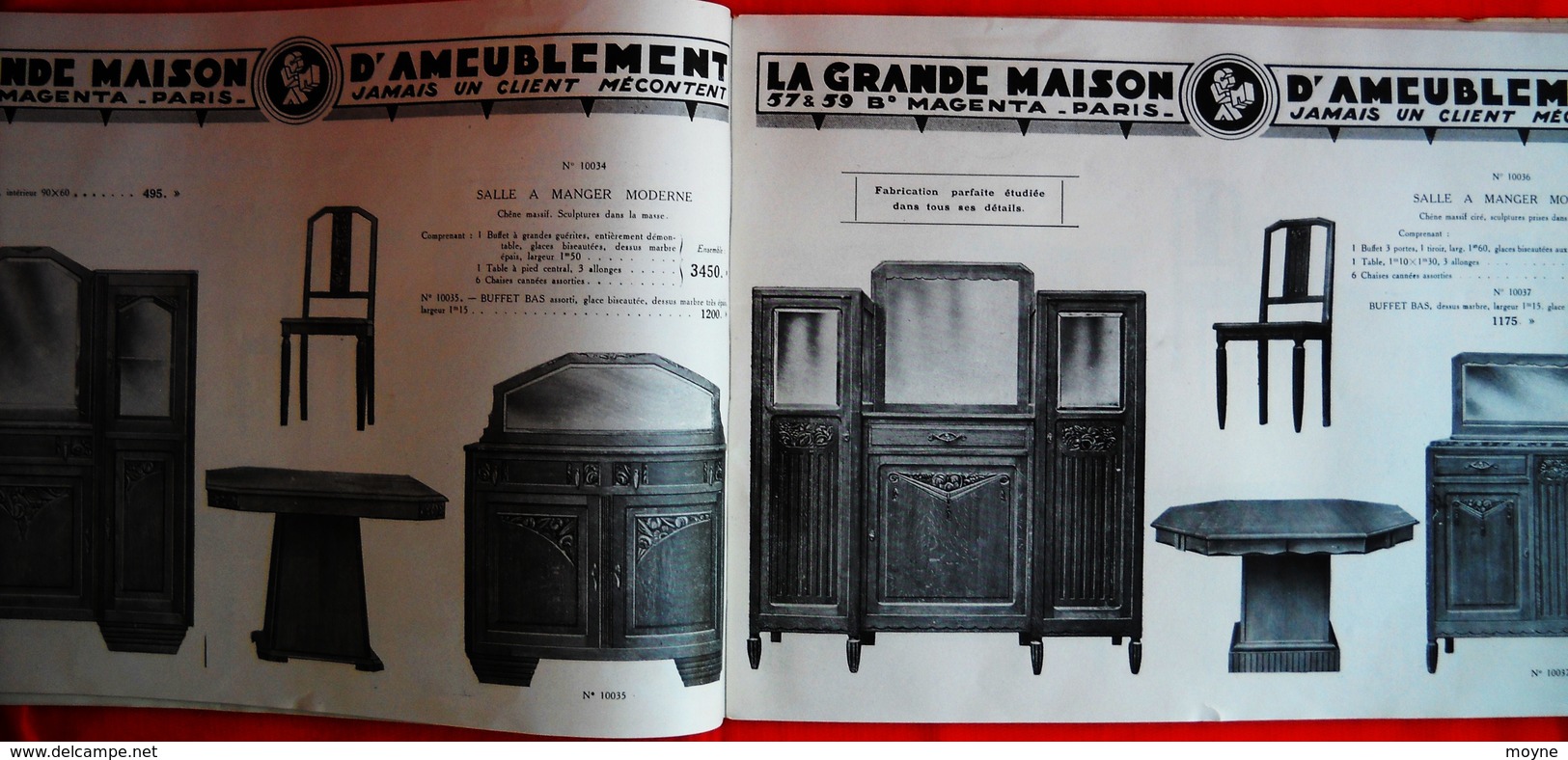 STUDIO D'ART NOVELLA  DECORATION Vers 1920 - CATALOGUE  De  LA  GRANDE MAISON D'AMEUBLEMENT - PARIS - Innendekoration