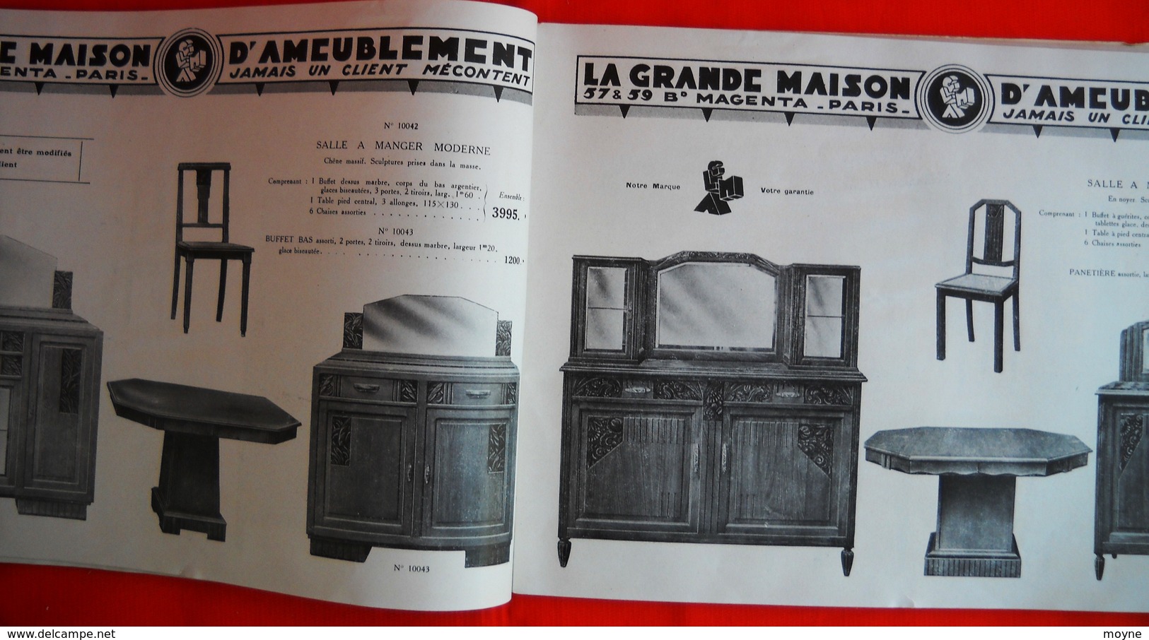 STUDIO D'ART NOVELLA  DECORATION Vers 1920 - CATALOGUE  De  LA  GRANDE MAISON D'AMEUBLEMENT - PARIS - Home Decoration