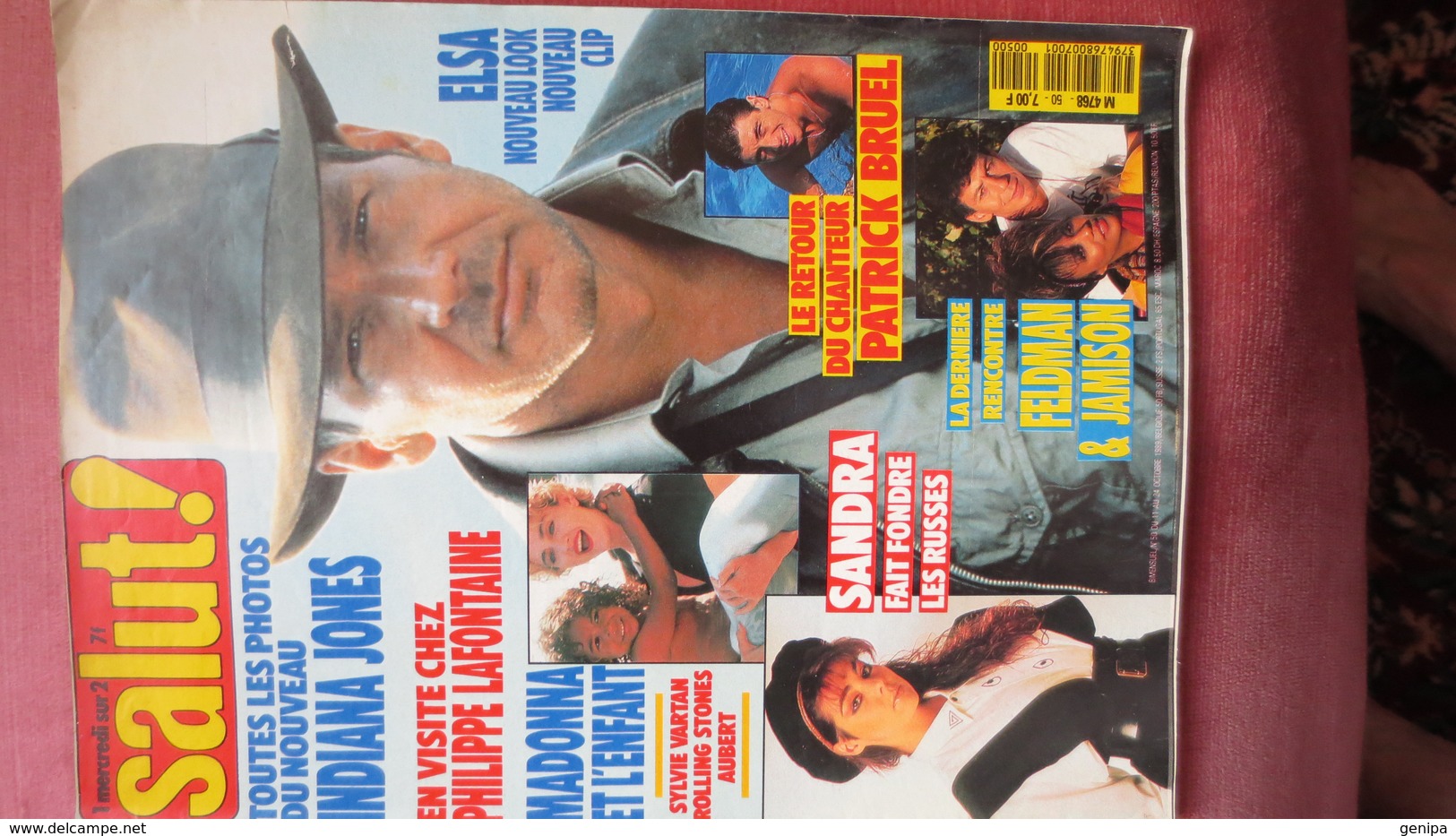 MAGAZINE SALUT N° 50. 1989.  (Scan Sommaire) - People