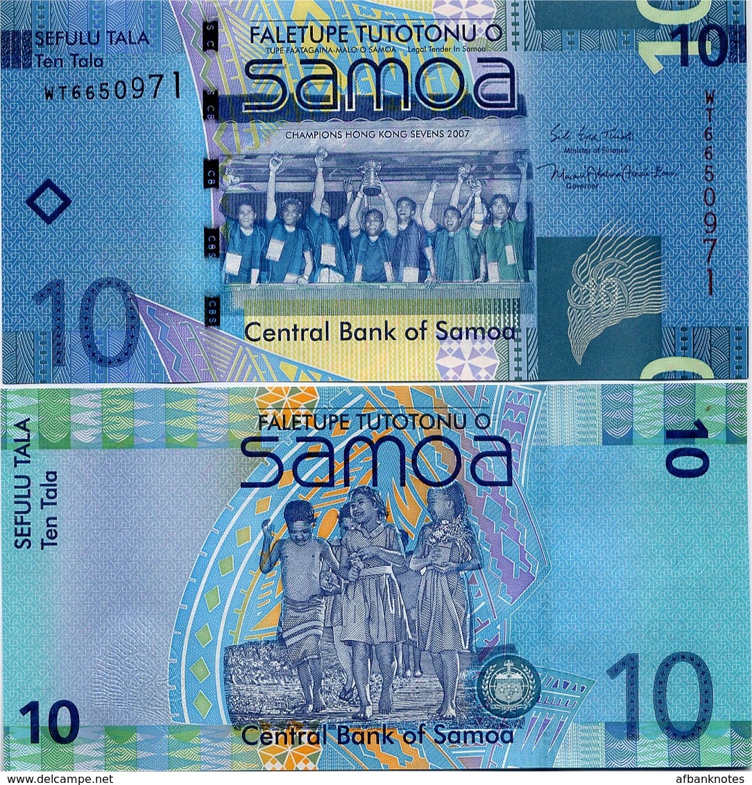 SAMOA        10 Tala        P-39b     ND (2017)     UNC - Samoa