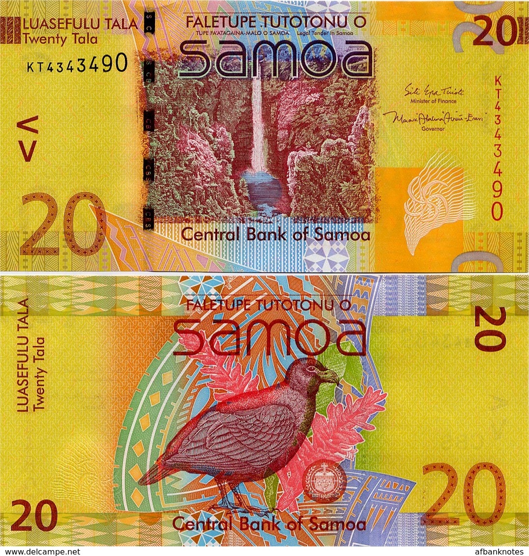 SAMOA        20 Tala        P-40c     ND (2017)     UNC - Samoa