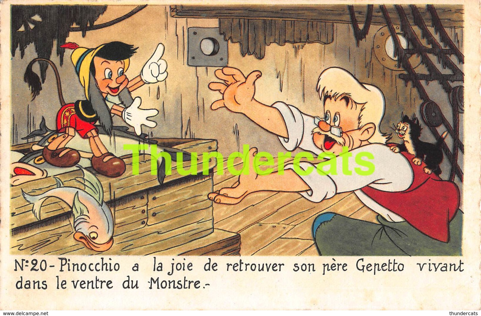 CPA WALT DISNEY PINOCCHIO - Autres & Non Classés