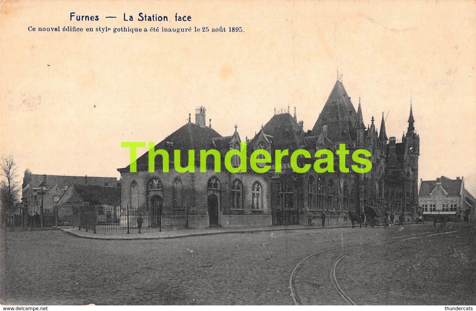 CPA VEURNE FURNES LA STATION FACE - Veurne