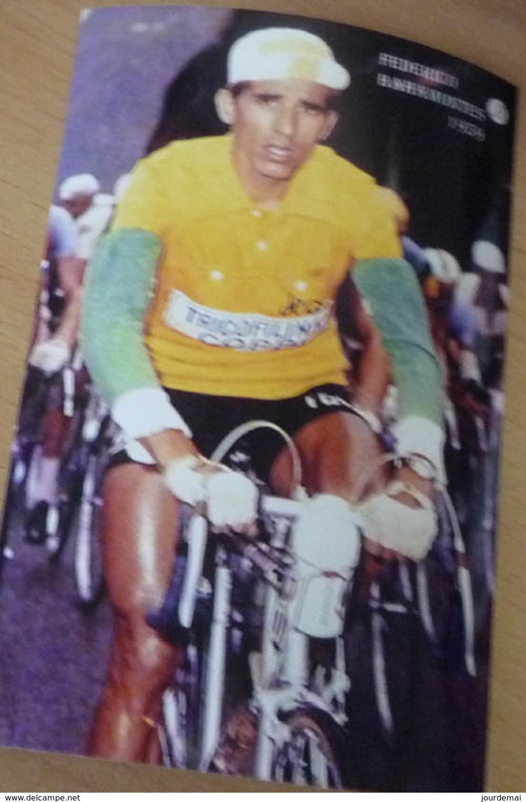 Cyclisme - Photo Federico BAHAMONTES Maillot Jaune Vainqueur Tour De France 1959 - Ciclismo