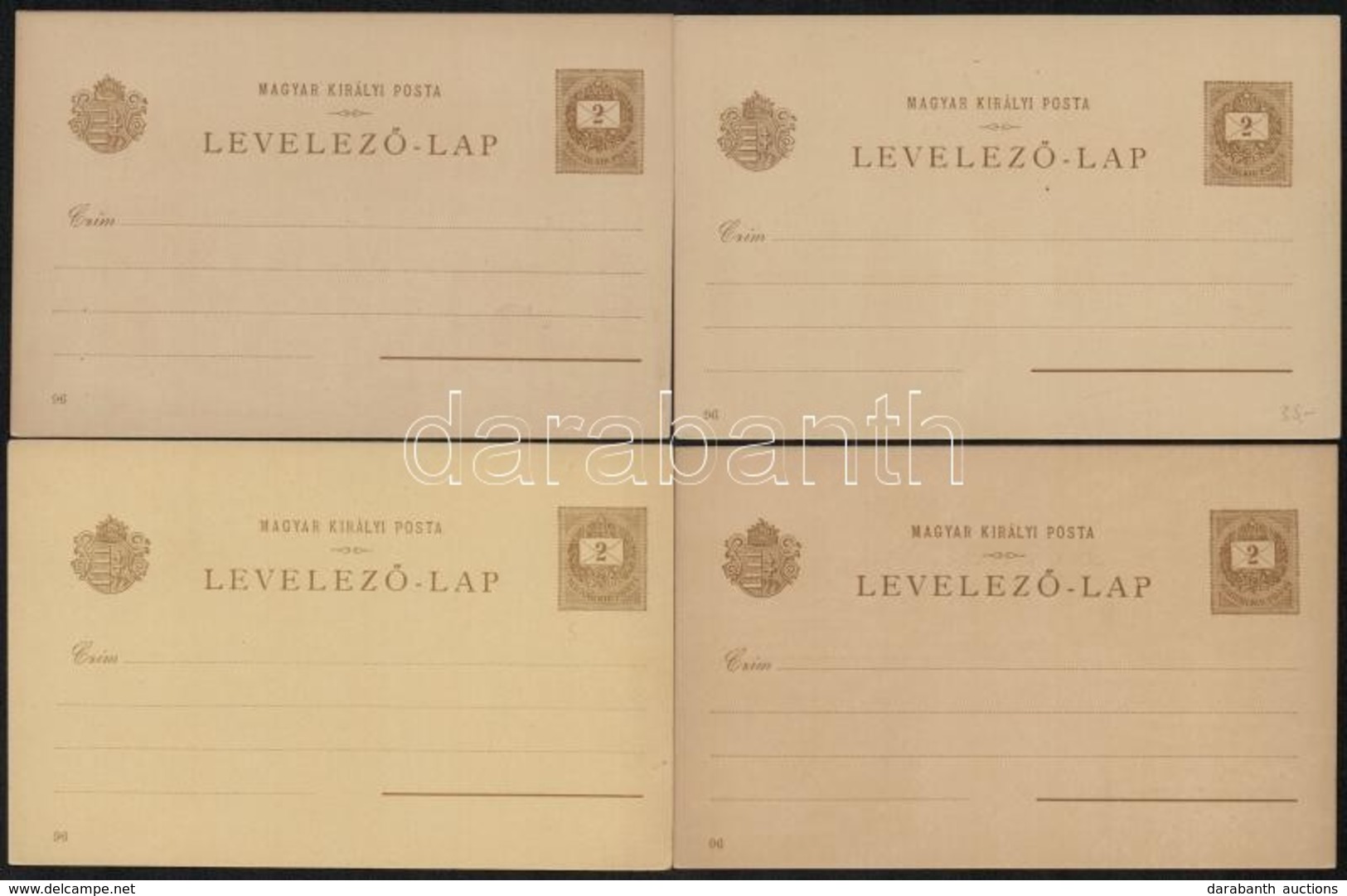 1896 27 Különféle Használatlan Millenniumi 2kr Díjjegyes Levelezőlap - Other & Unclassified