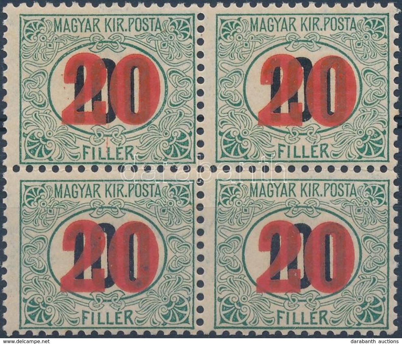 ** 1915 Kisegítő Portó MPIK 41 Négyestömb (40.000) - Andere & Zonder Classificatie