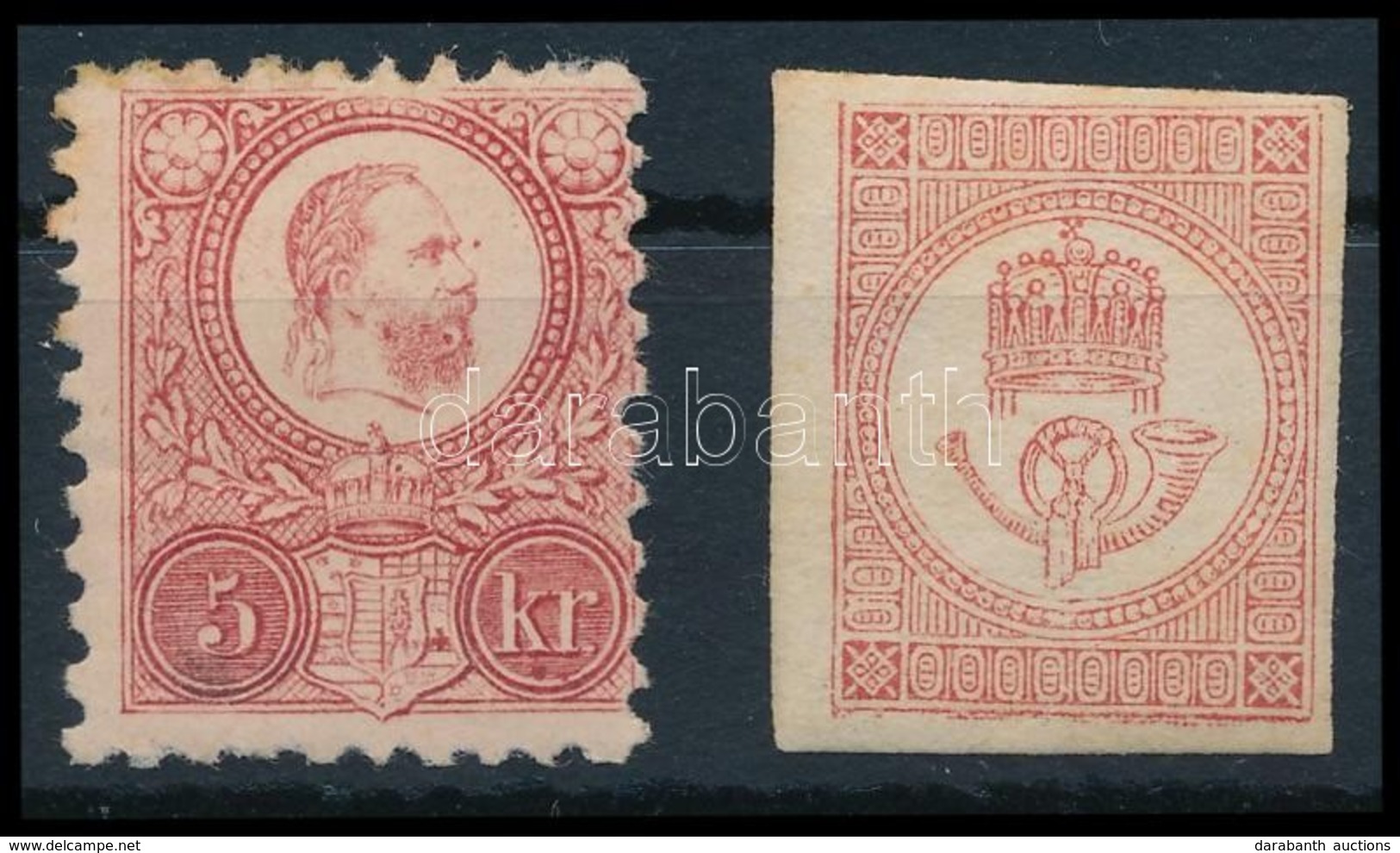 * 1871 Réznyomat 5kr   + Hírlapbélyeg (29.700) - Otros & Sin Clasificación