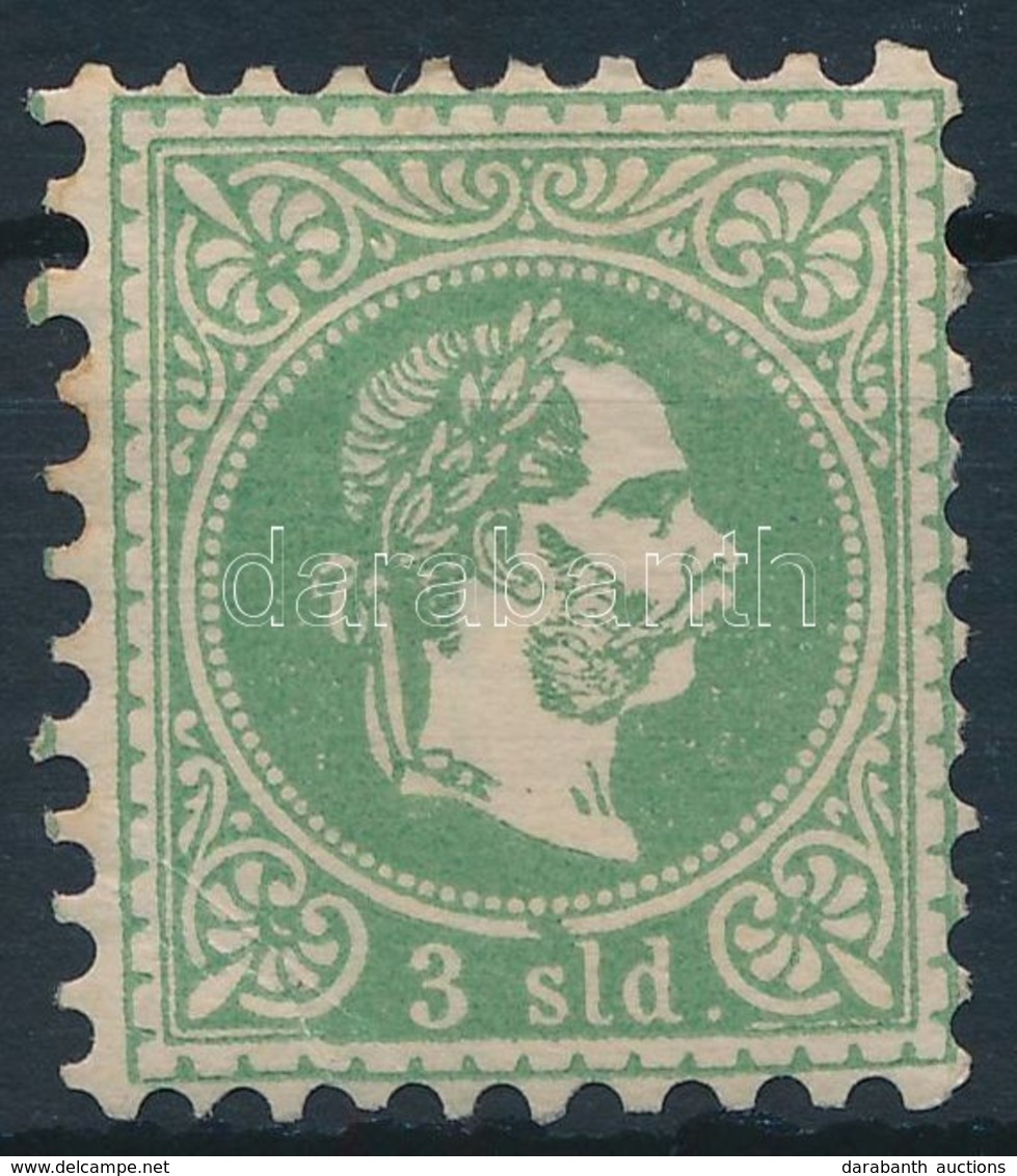 * Magyar Posta Romániában 1867 3sld (alul Szakadás / Tear Below) - Other & Unclassified