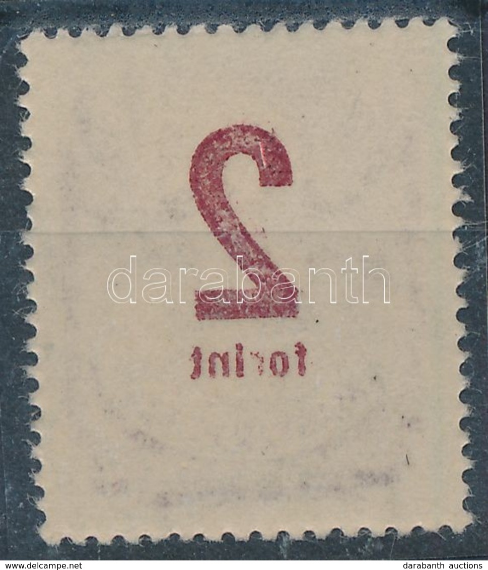 ** 1946 Forint-fillér Portó 2Ft Az értékszám Teljes Gépszínátnyomatával - Other & Unclassified