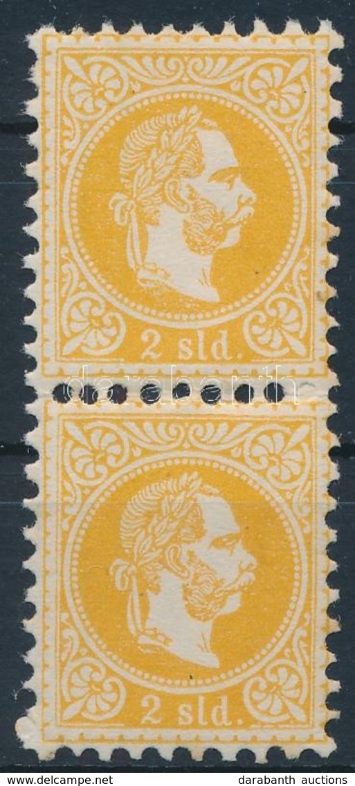 ** Magyar Posta Romániában 1867 2sld Függőleges Pár - Other & Unclassified