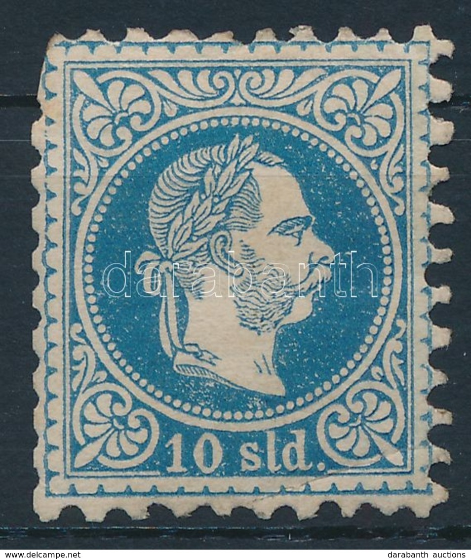 * Magyar Posta Romániában 1867 10sld (sarokfog Hiba) - Other & Unclassified