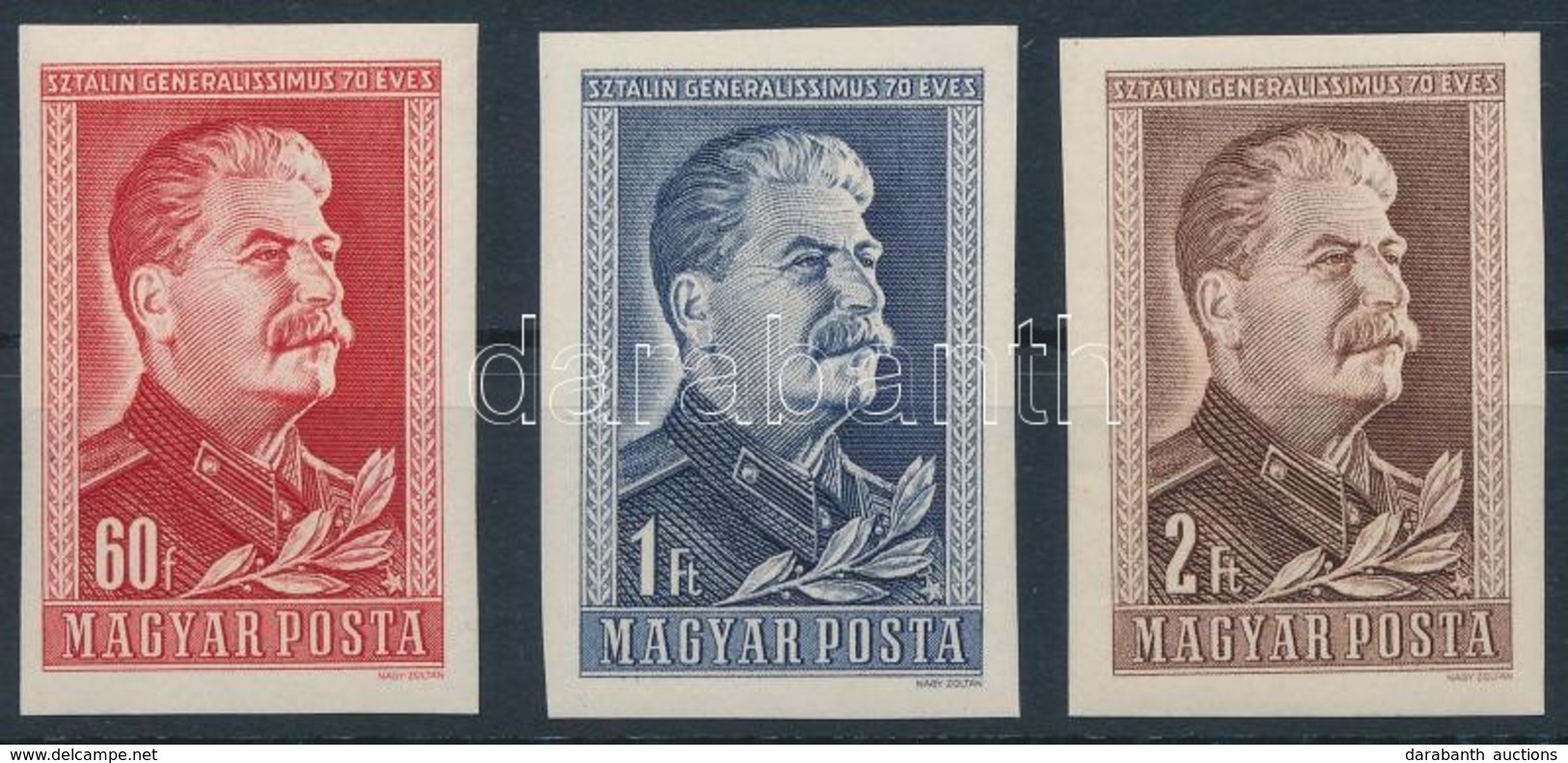 ** 1949 Sztálin Vágott Sor (3.000) - Sonstige & Ohne Zuordnung