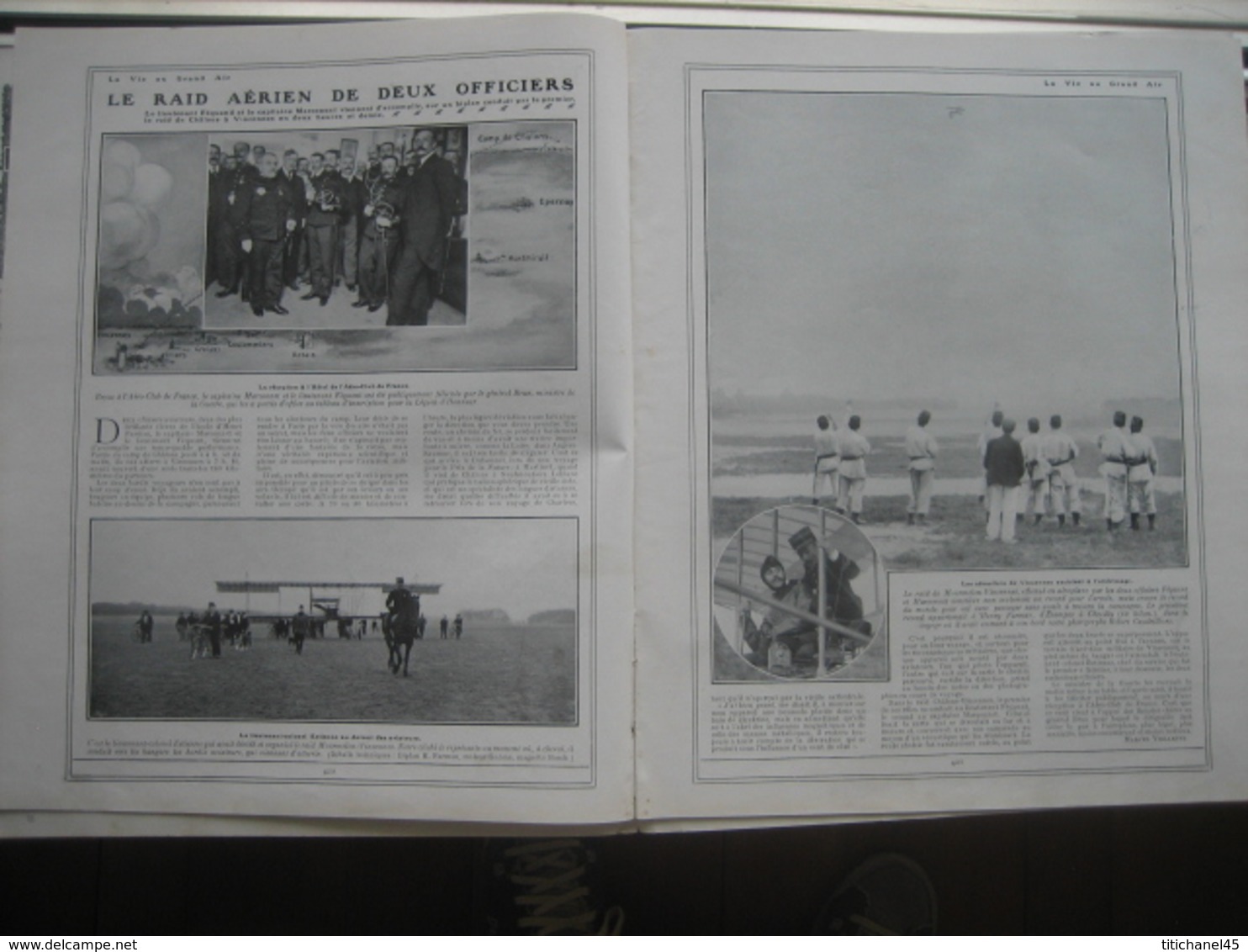 1910 AVIATION : Meeting De ROUEN -MOURMELON à VINCENNES En Aéroplane :officiers MARCONNET & FEQUANT/ Prix Du JOCKEY-CLUB - 1900 - 1949