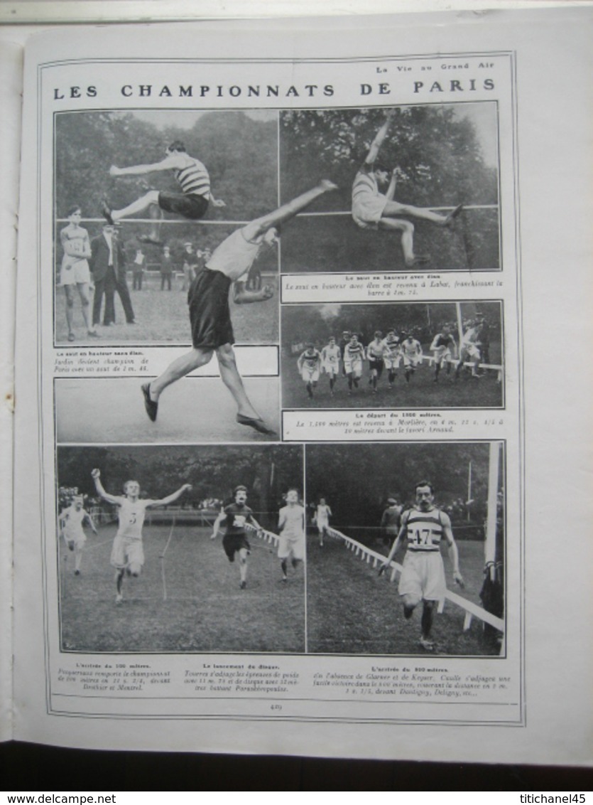 1910 AVIATION : Meeting de ROUEN -MOURMELON à VINCENNES en aéroplane :officiers MARCONNET & FEQUANT/ Prix du JOCKEY-CLUB