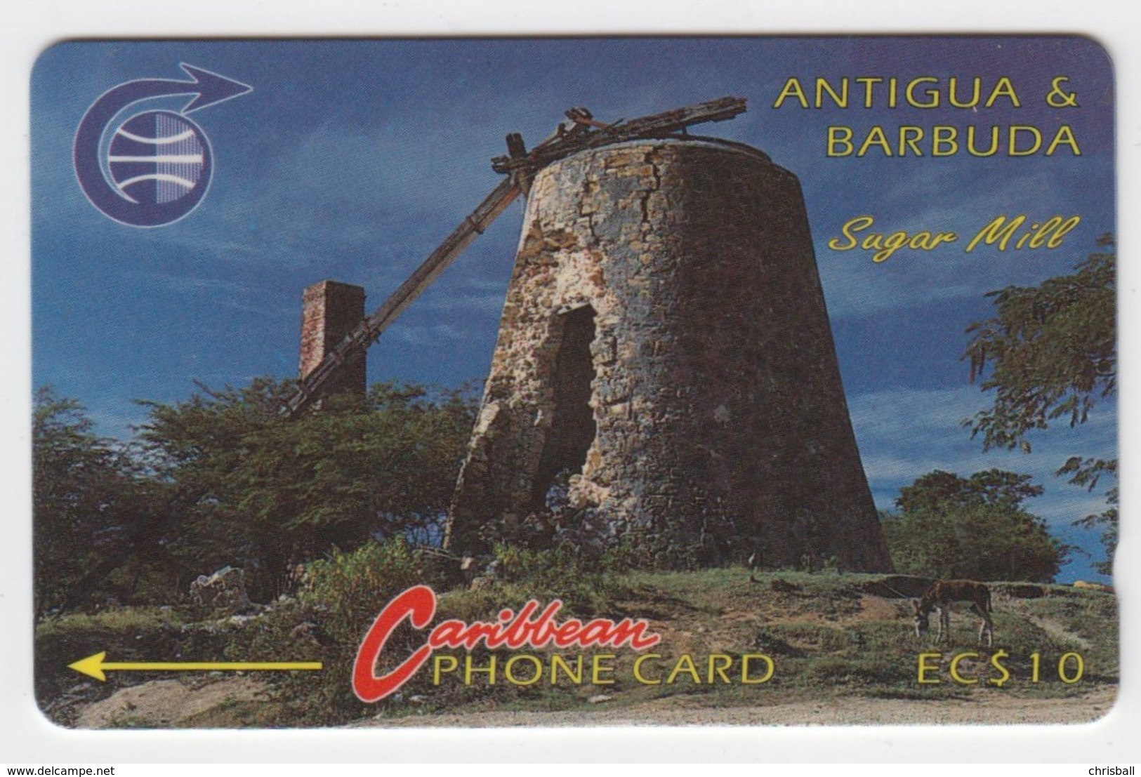 Antigua & Barbuda GPT Phonecard (Fine Used) Code 4CATA - Antigua E Barbuda