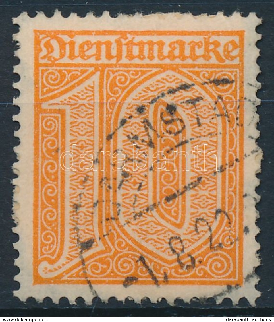 O Deutsches Reich 1921 Hivatalos Mi 65 (Mi EUR 600.-) - Otros & Sin Clasificación