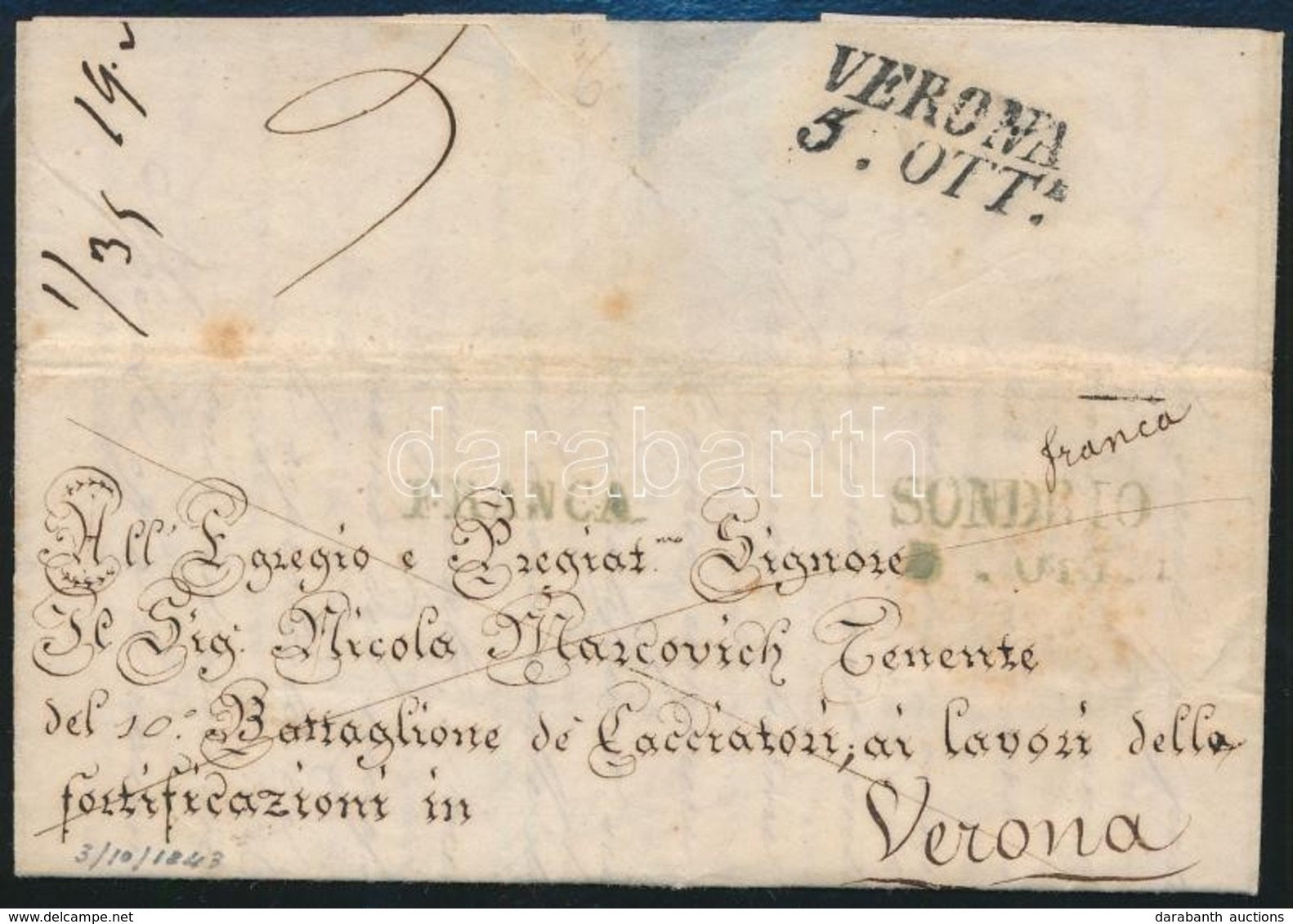 Olaszország 1843 - Other & Unclassified