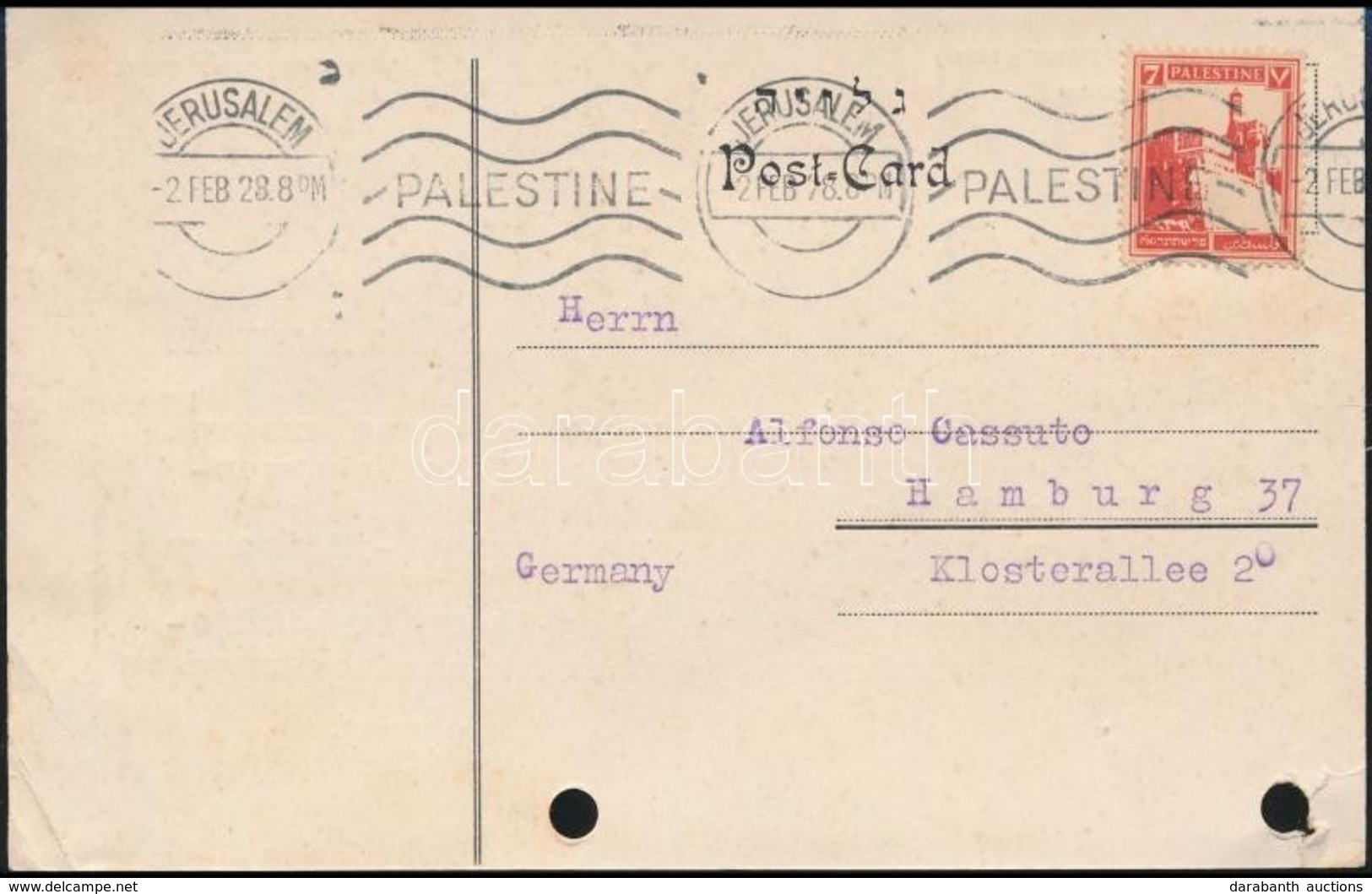 Palesztina 1928 - Other & Unclassified