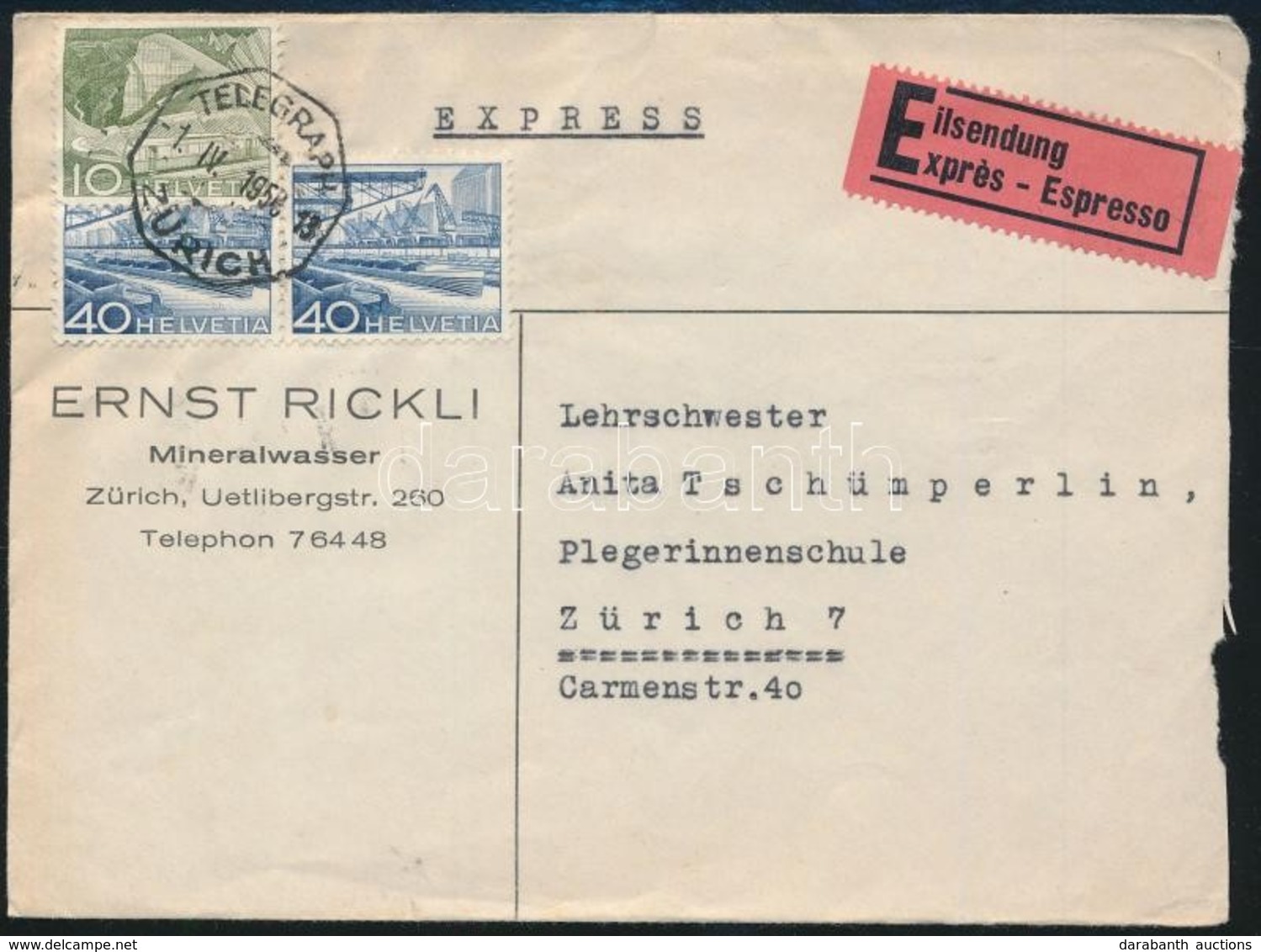 Svájc 1950 - Other & Unclassified