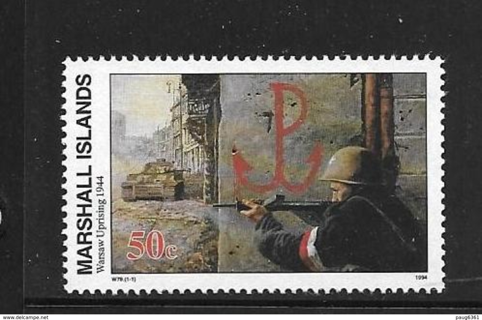 MARSHALL 1994 SECONDE GUERRE-INSURRECTION DE VARSOVIE  YVERT N°532  NEUF MNH** - WO2