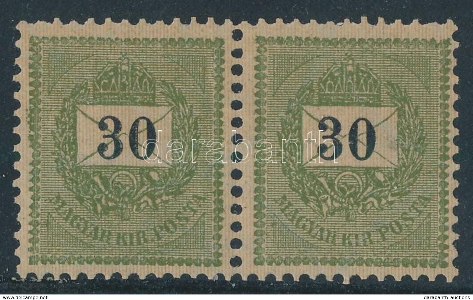 ** 1899 Feketeszámú Krajcáros 30kr Pár (8.000) - Otros & Sin Clasificación