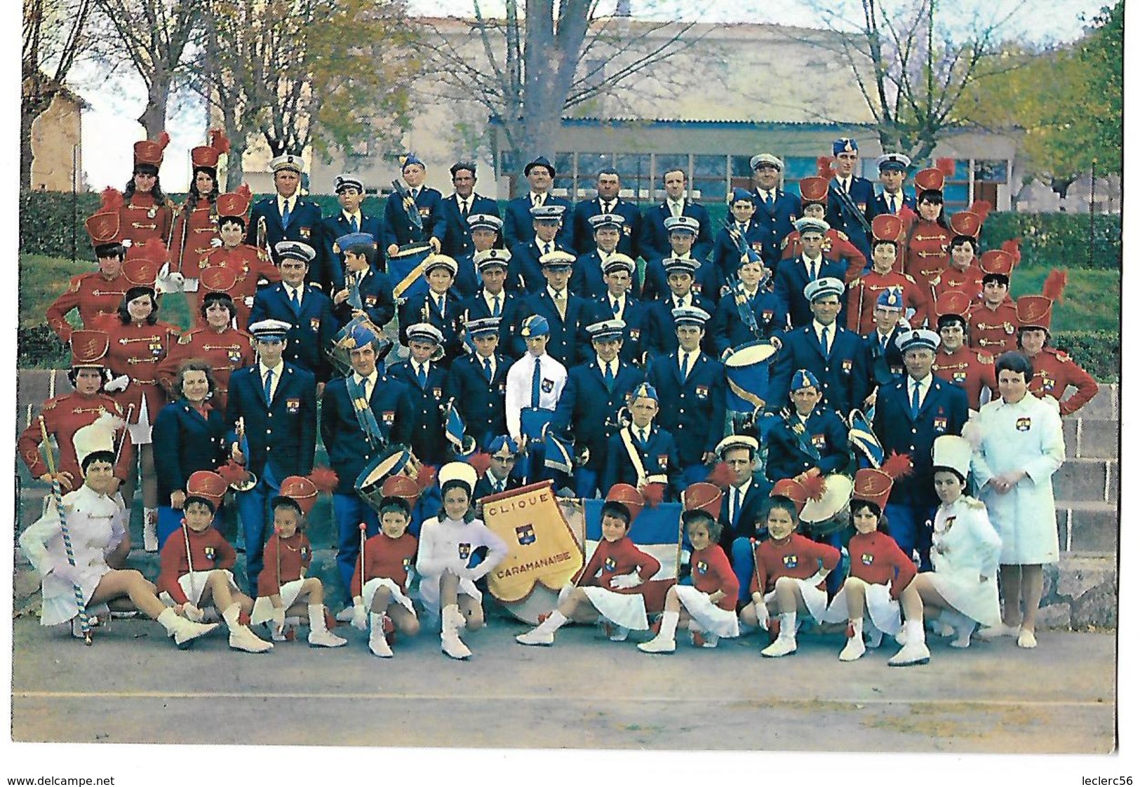 31 CARAMAN LA CLIQUE CARAMANAISE Fanfare Majorettes CPM 2 SCANS - Toulouse