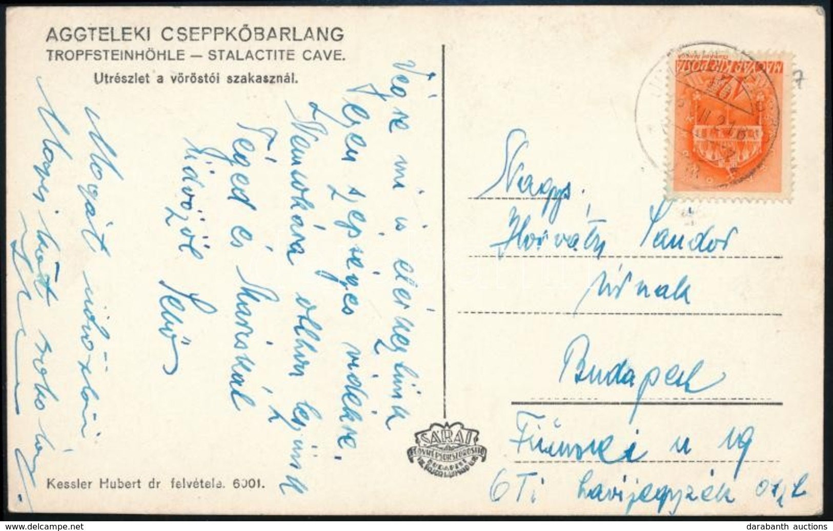 1942 Képeslap 'JOLSVA-PELSŐC' Jegyzékelő Menet Mozgóposta Bélyegzéssel - Andere & Zonder Classificatie