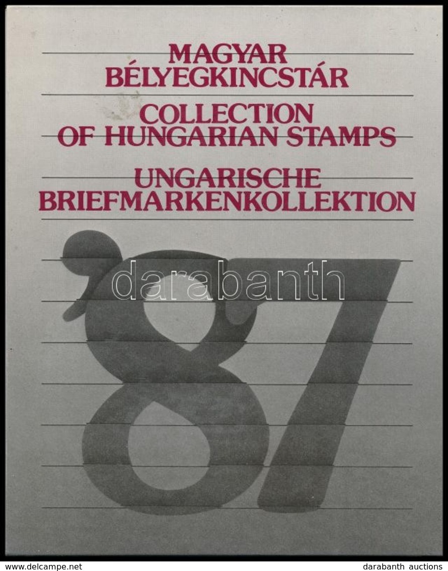 ** 1987 Bélyegkincstár A Feketenyomattal (néhány Bélyeg Hiányzik Az évfolyamból) - Otros & Sin Clasificación