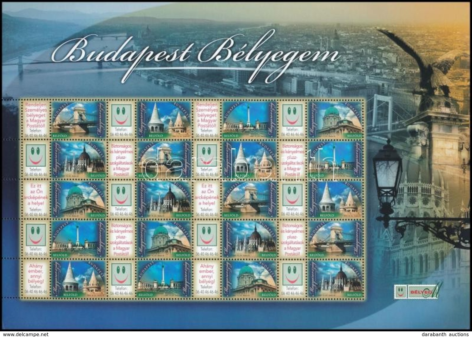 ** 2007 Budapest Bélyegem Teljes ív (7.000) - Andere & Zonder Classificatie