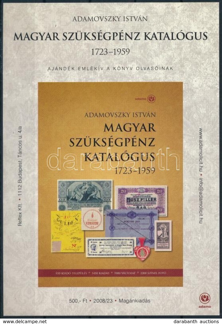 ** 2008 Magyar Szükségpénz Katalógus Emlékív - Sonstige & Ohne Zuordnung