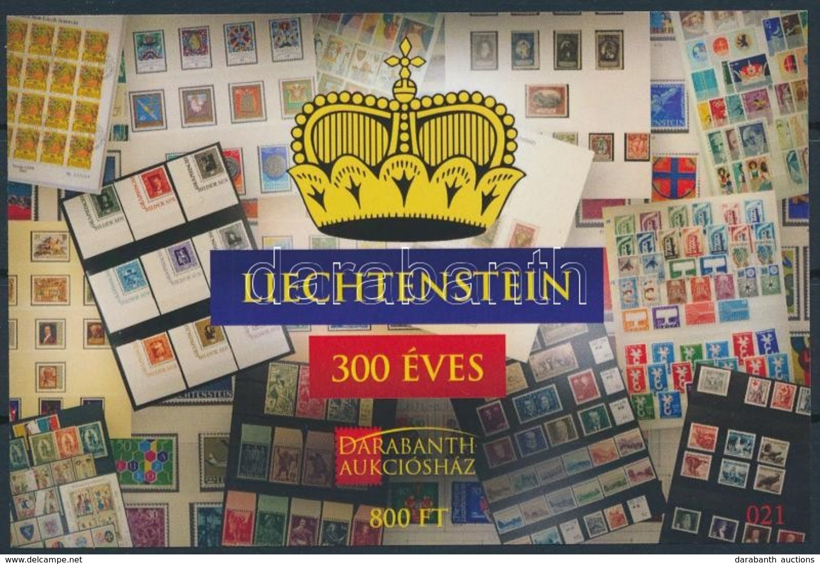 ** 2019 Liechtenstein 300 éves Emlékív - Other & Unclassified