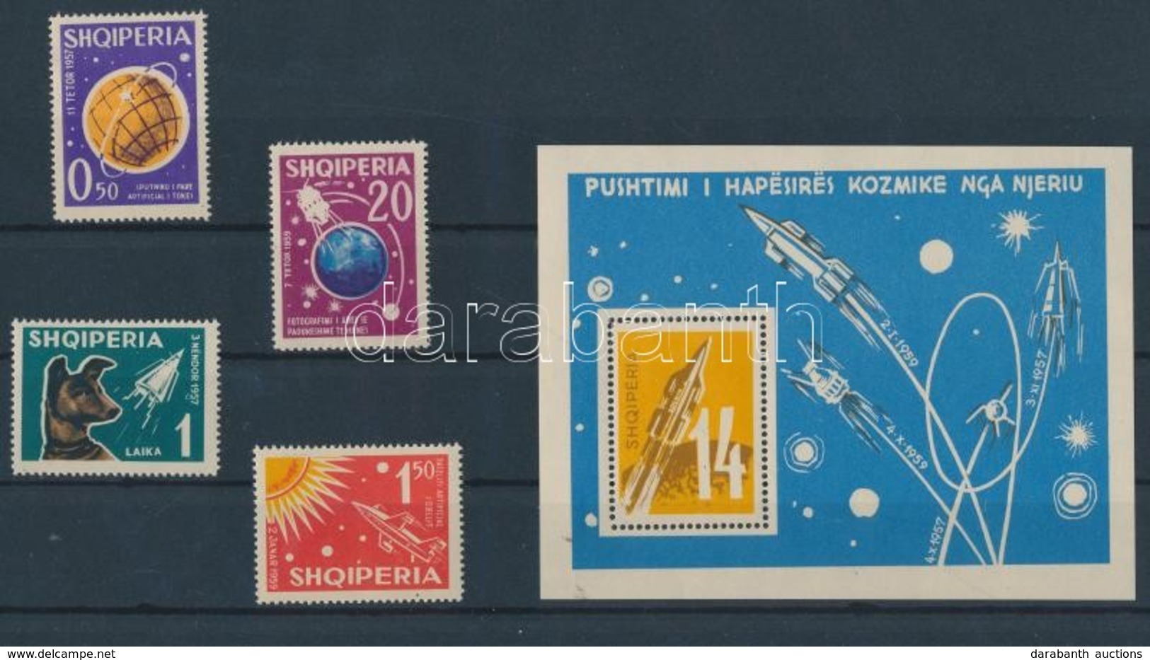 ** 1962 Világűr Meghódítása (I) Sor Mi 663-666 + Blokk Mi 9 - Other & Unclassified