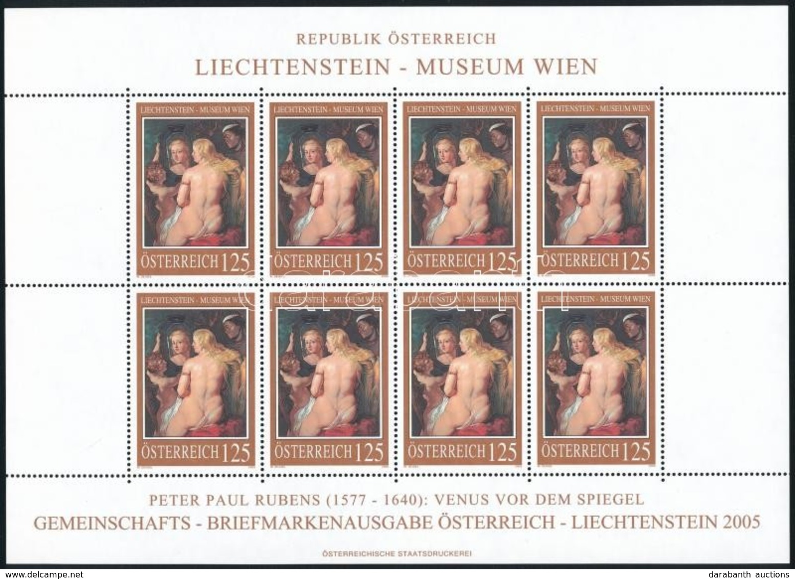 ** 2005 Liechtenstein - Múzeum Mi 2519 Kisív - Andere & Zonder Classificatie