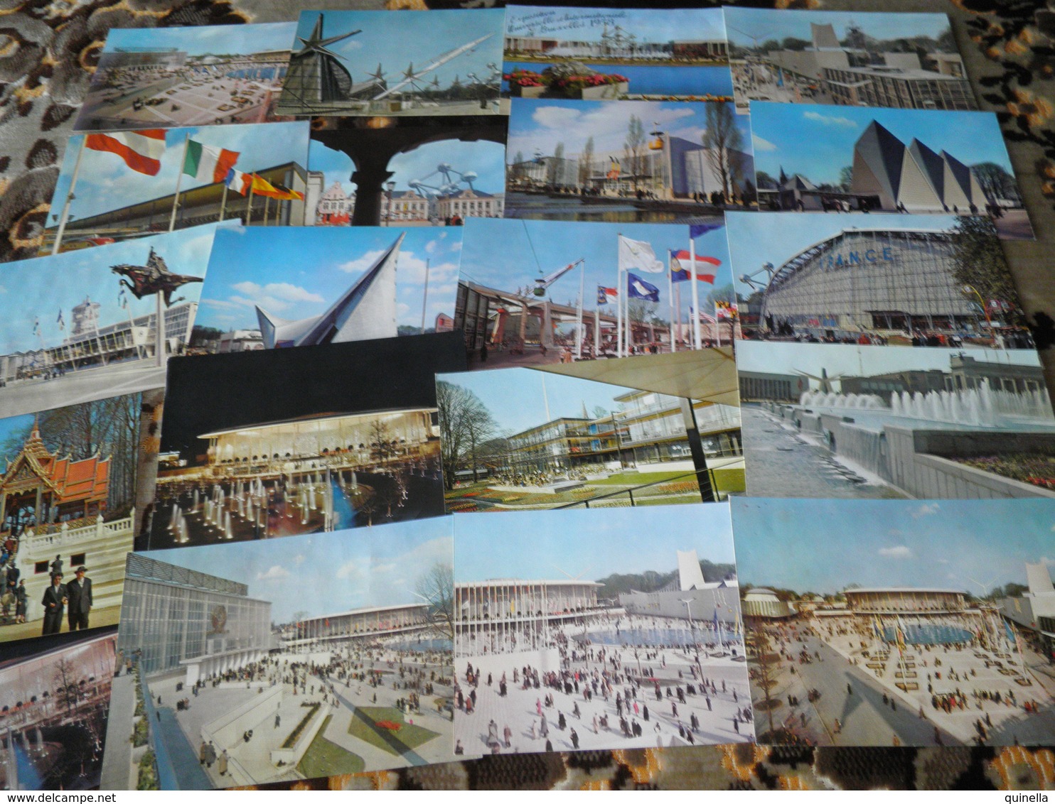 Lot De 20 Cartes De EXPO  1958 ( Wereldtentonstelling 1958 ) Carte Originale - 5 - 99 Cartes