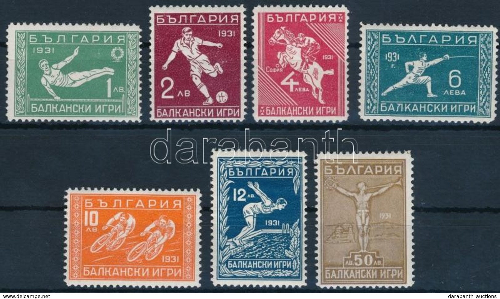 * 1931 Sport Sor Mi 242-248 - Andere & Zonder Classificatie