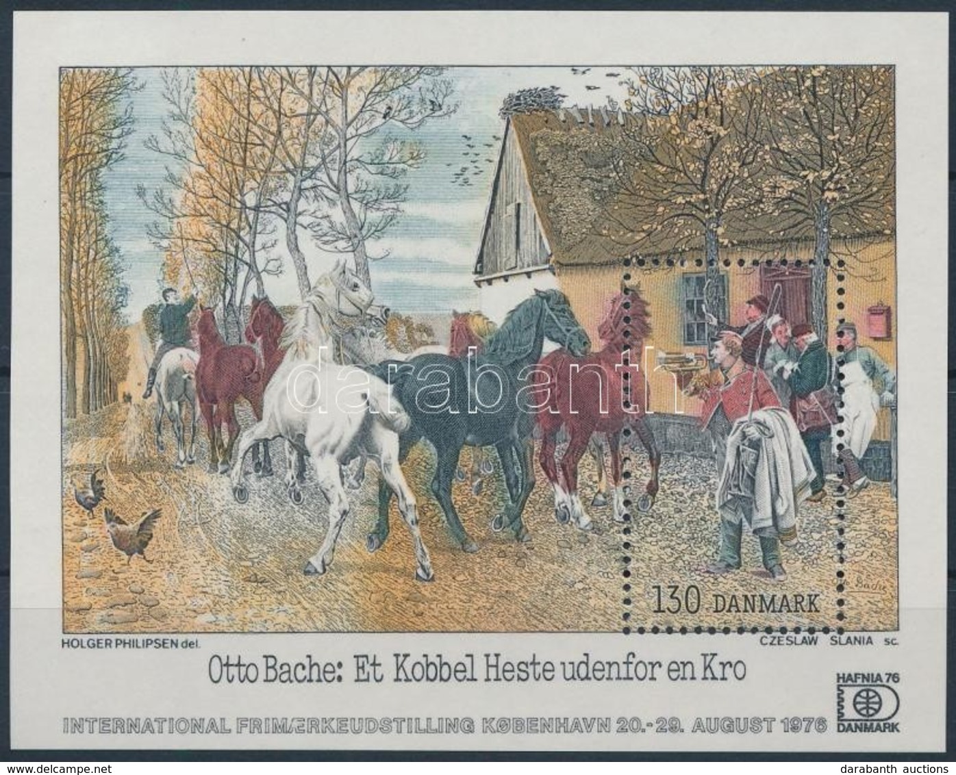 ** 1976 Bélyegkiállítás Blokk,
Stamp Exhibition Block
Mi 3 - Andere & Zonder Classificatie