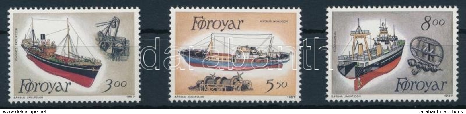 ** 1987 Halászhajók Sor,
Fishing Boats Set
Mi 151-153 - Andere & Zonder Classificatie