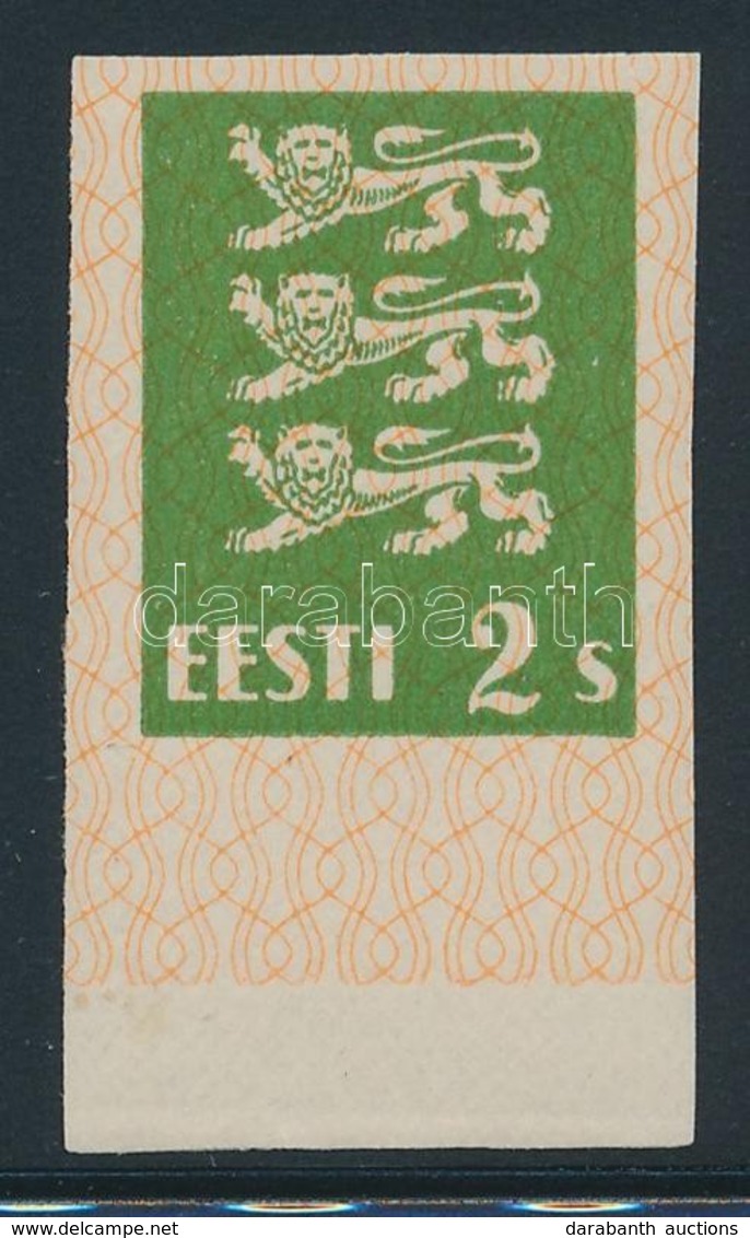 ** 1928 Mi 75 Vágott / Imperforate - Autres & Non Classés