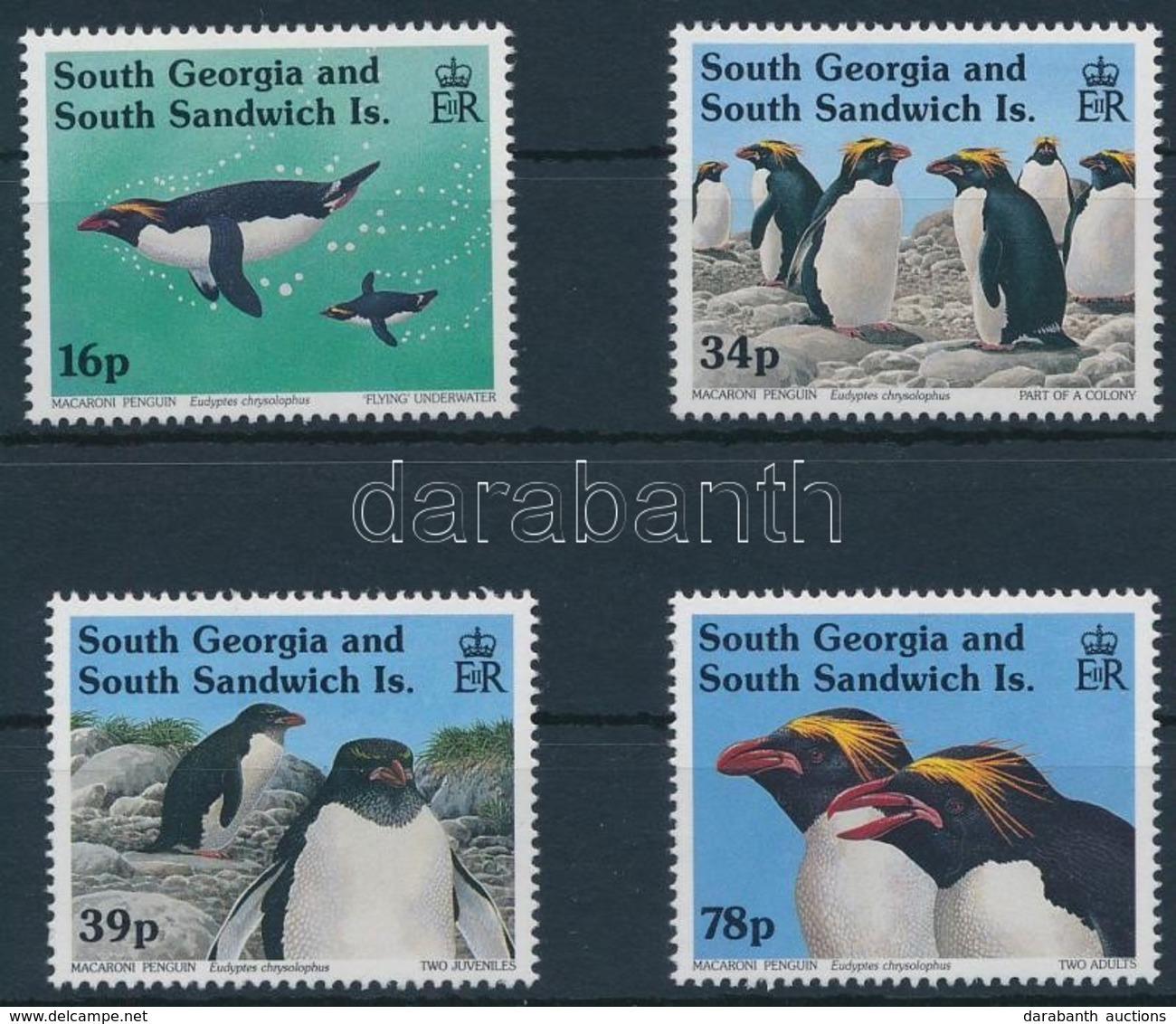 ** 1993 Pingvinek Sor,
Penguins Set
Mi 215-218 - Andere & Zonder Classificatie