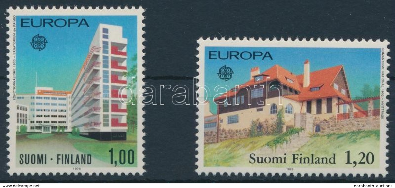 ** 1978 Europa CEPT: Műemlékek Sor,
Europa CEPT: Monuments Set
Mi 825-826 - Andere & Zonder Classificatie